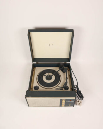Vintage Marconiphone Record Player with Built-In Speaker