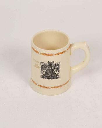 Vintage Ind Coope & Allsopp Ceramic beer Tankard with ER Crown