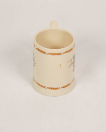 Vintage Ind Coope & Allsopp Ceramic beer Tankard with ER Crown