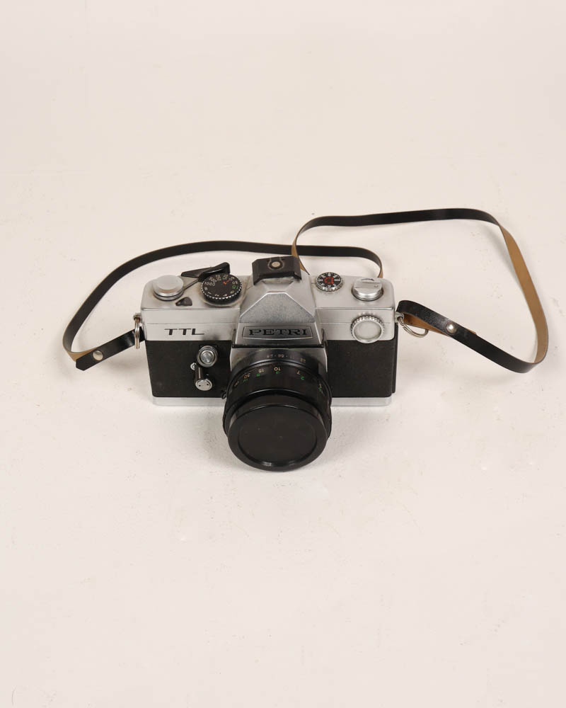 Vintage Petri TTL Film Camera with Leather Strap