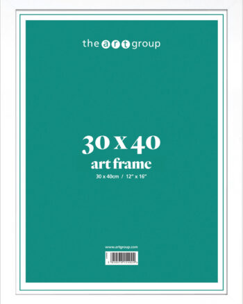 White Print Frame – 30x40cm