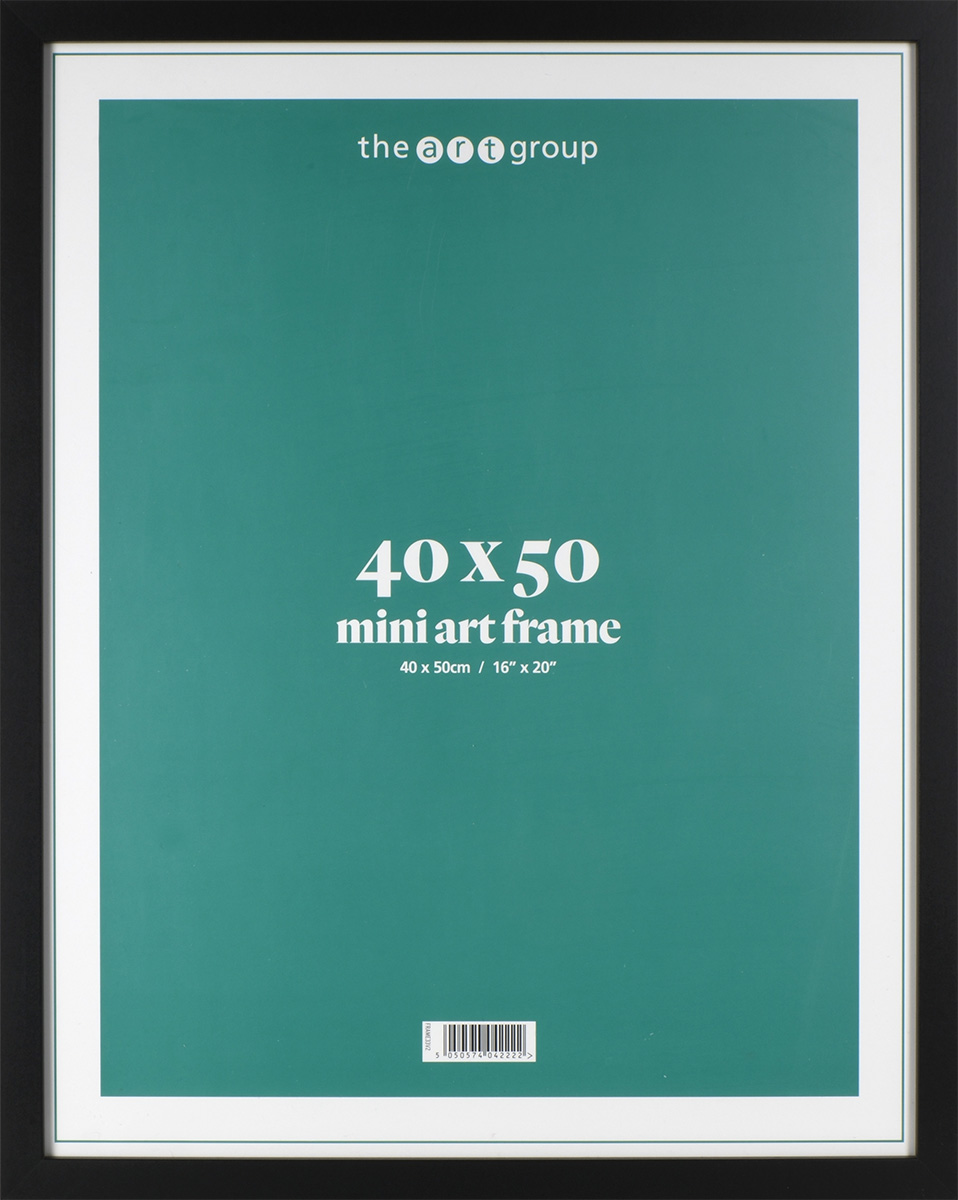 Black Print Frame – 40×50 cm