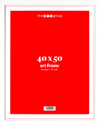 White Print Frame – 40 x 50cm