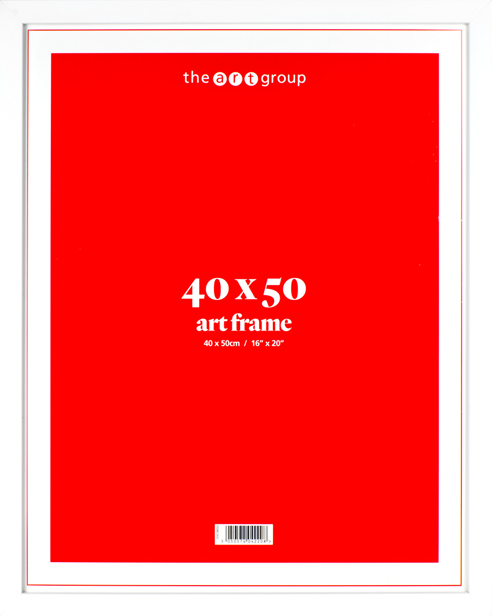 White Print Frame – 40 x 50cm