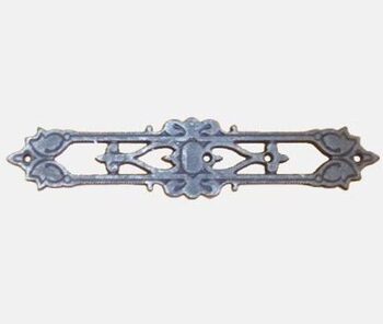 Cast Iron Bell Backplate with Ornate Decoration