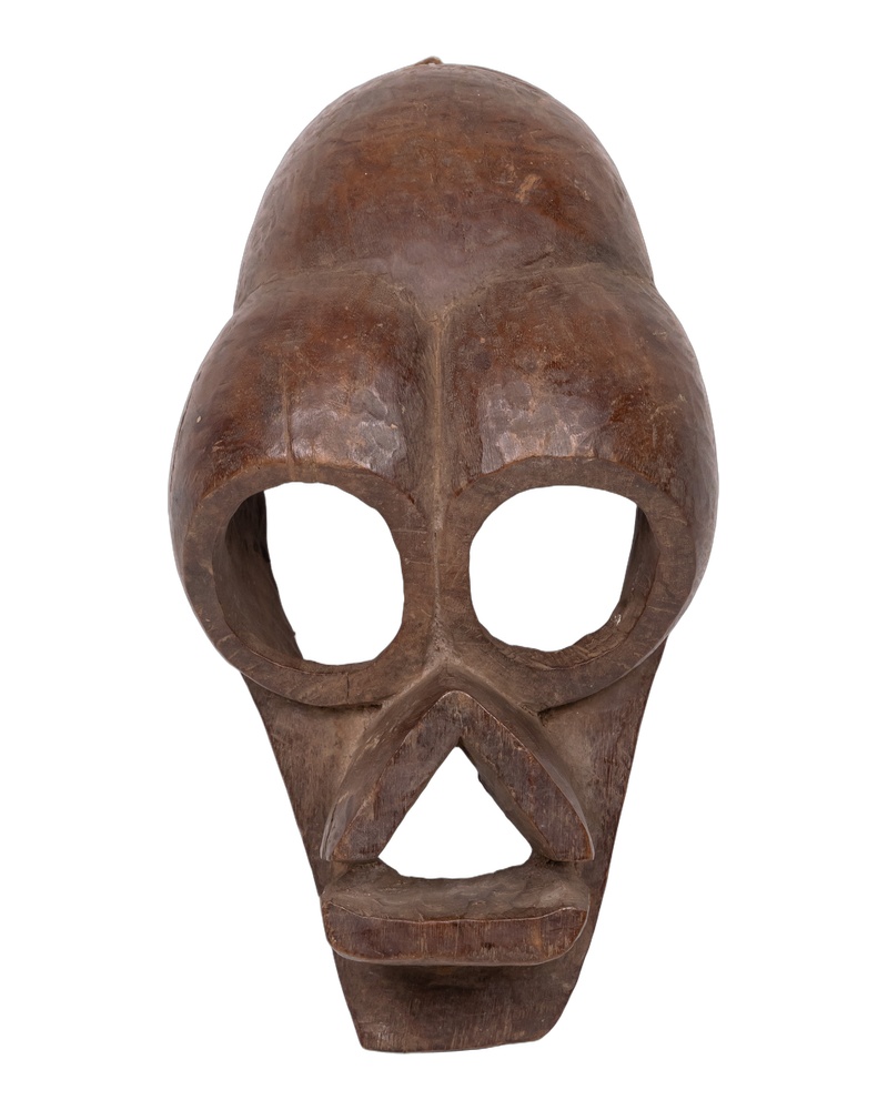 Cameroon Skull Mask with Carved Details