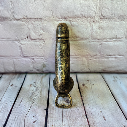 Gold Effect Novelty Metal Bottle Opener
