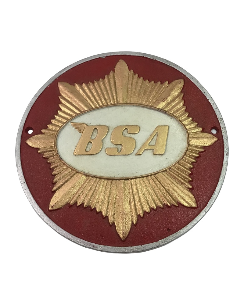 Cast Iron BSA Gold Star Sign