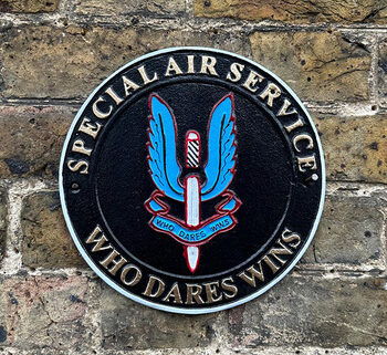 Metal SAS Badge Wall Plaque