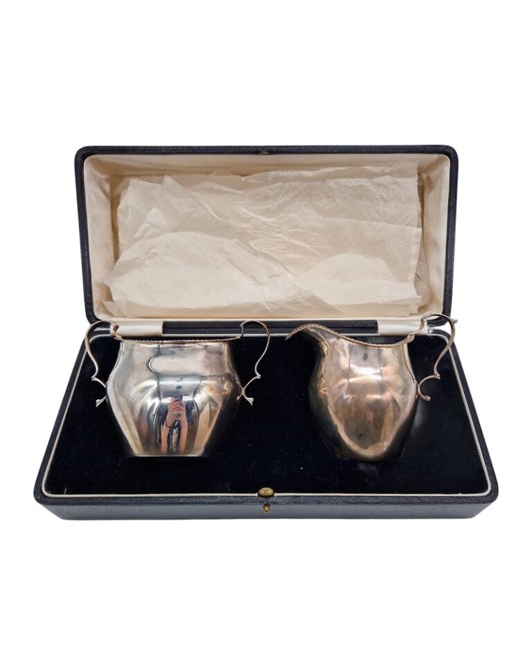 SC007 1936 Silver Milk & Sugar Set