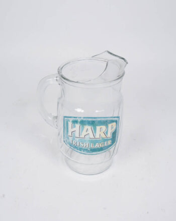 Harp Irish Lager Glass Beer Jug with Handle