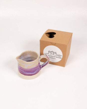 The School House Pottery Purple Ceramic Small Jug