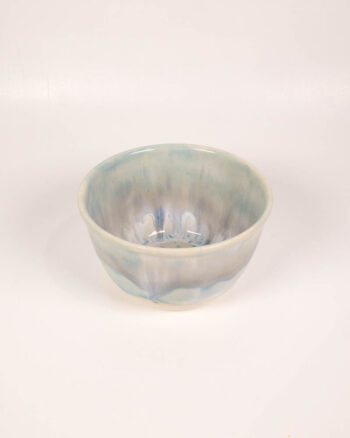 The School House Pottery Blue Ceramic Bowl with Glaze