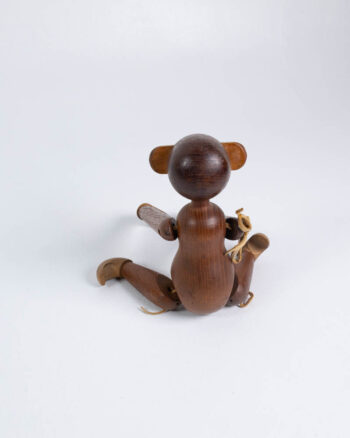 Kai Bojsen Jointed Wood Monkey Figure with Movable Limbs