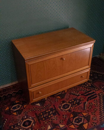 Mid Century TV stand with Drawer