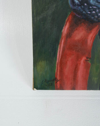 Original Dog Oil Painting on Canvas