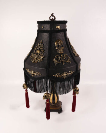Twilight Shades Skull Lamp Shade with Tassels
