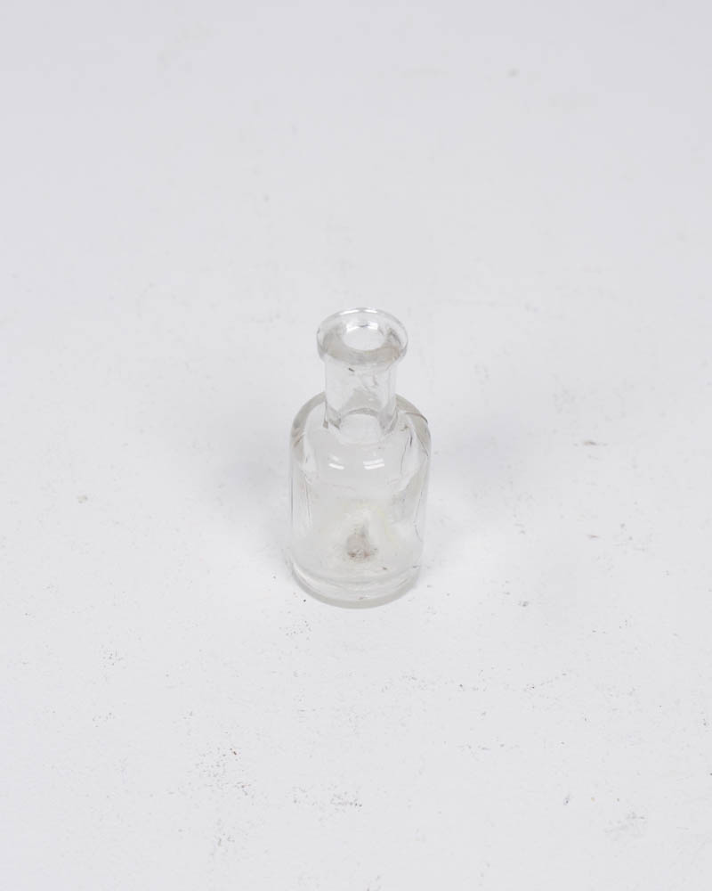 Antique Miniature Glass Bottle with Small Neck