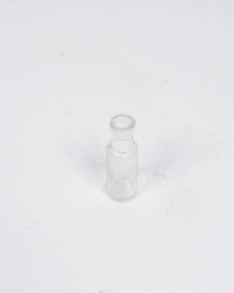 Miniature Clear Glass Bottle with Narrow Neck (5cm)