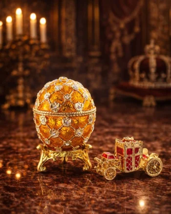Gold 1897 Coronation Royal Imperial Easter Egg