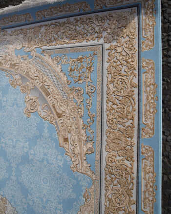 Full Pile Iranian Floral Rug with Ornate Border – 2-17CH