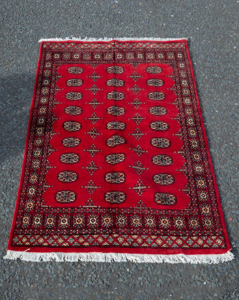 Hand Woven Full Fine Wool Rug with Geometric Patterns – 12-17CH