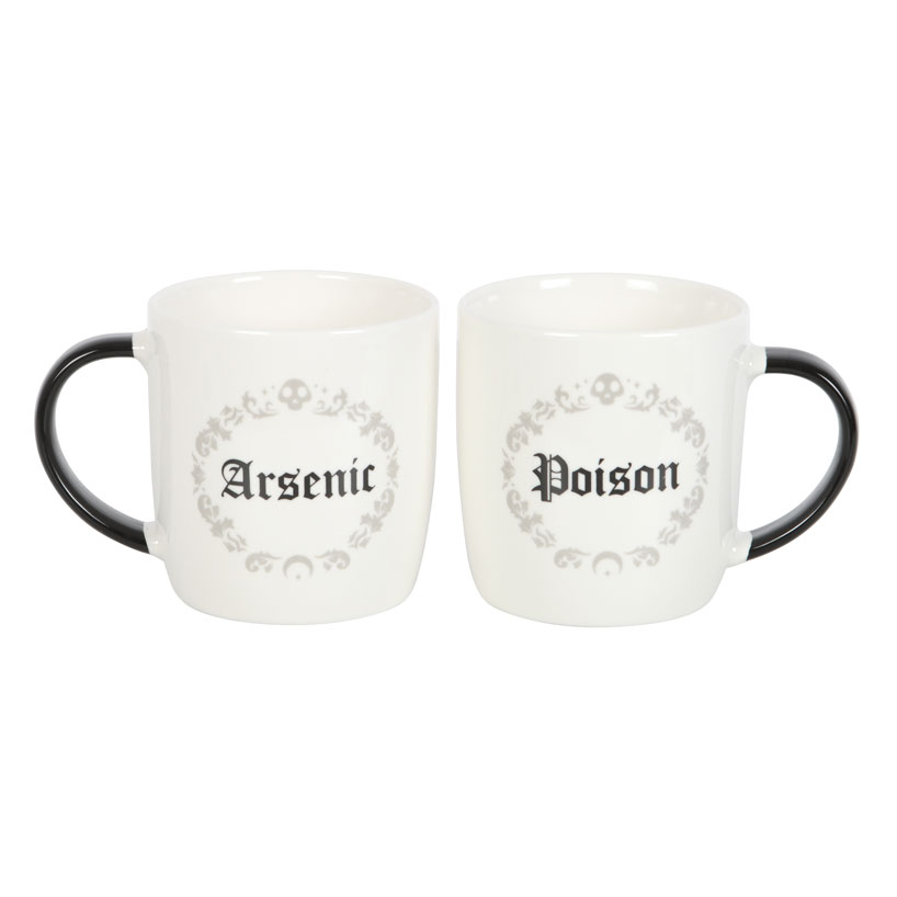 Gothic Poison and Arsenic Mug Set