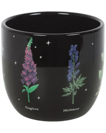 Poisonous Plants Gothic Botanical Plant Pot