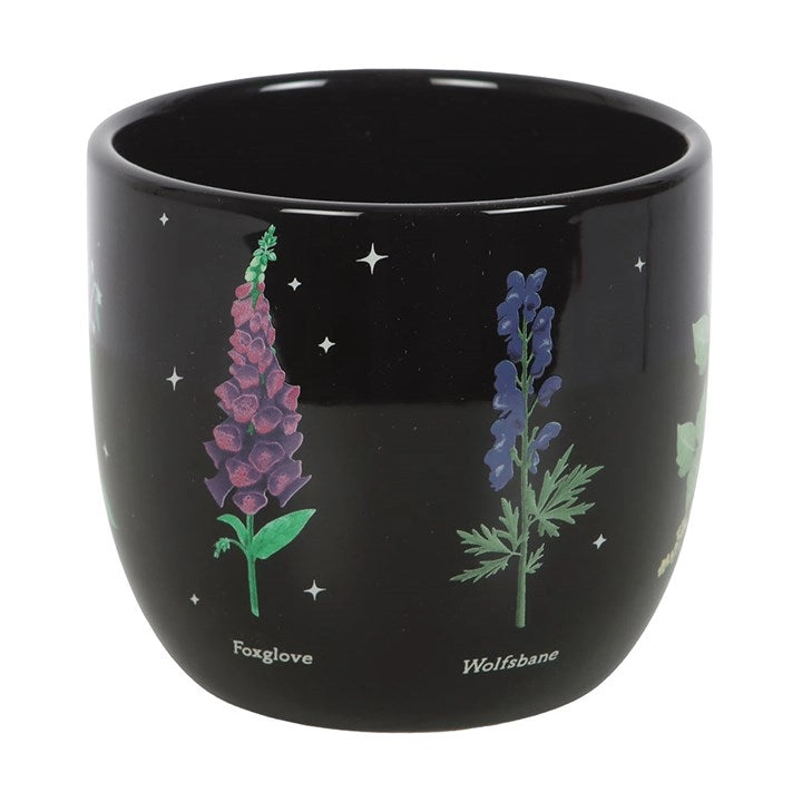 Poisonous Plants Gothic Botanical Plant Pot