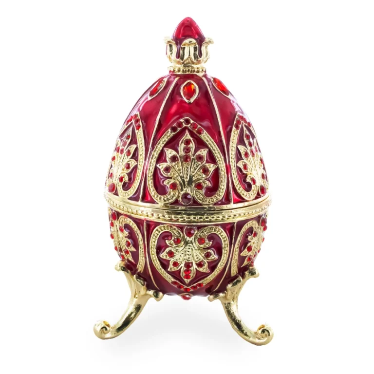 Red Royal Jewelled Inspired Imperial Easter Egg