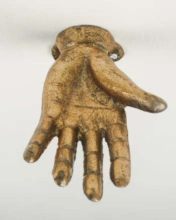 Vintage Brass Hand Wall Hook – Decorative Coat Hanger