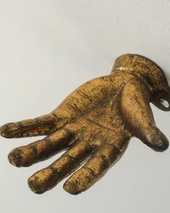 Vintage Brass Hand Wall Hook – Decorative Coat Hanger