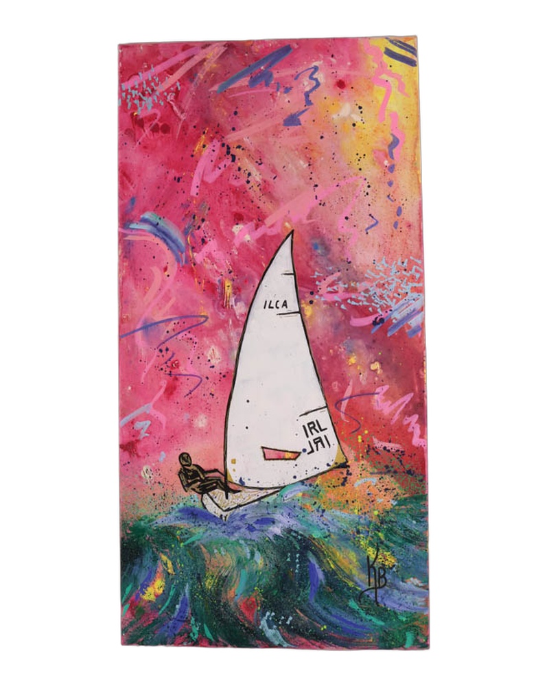 ‘Aruna’ – Kate Broderick Sailing Boat Painting on Canvas