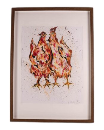 ‘Gossip Girls’ Painting by Kate Broderick