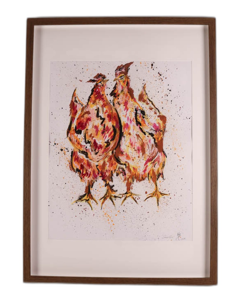 ‘Gossip Girls’ Painting by Kate Broderick