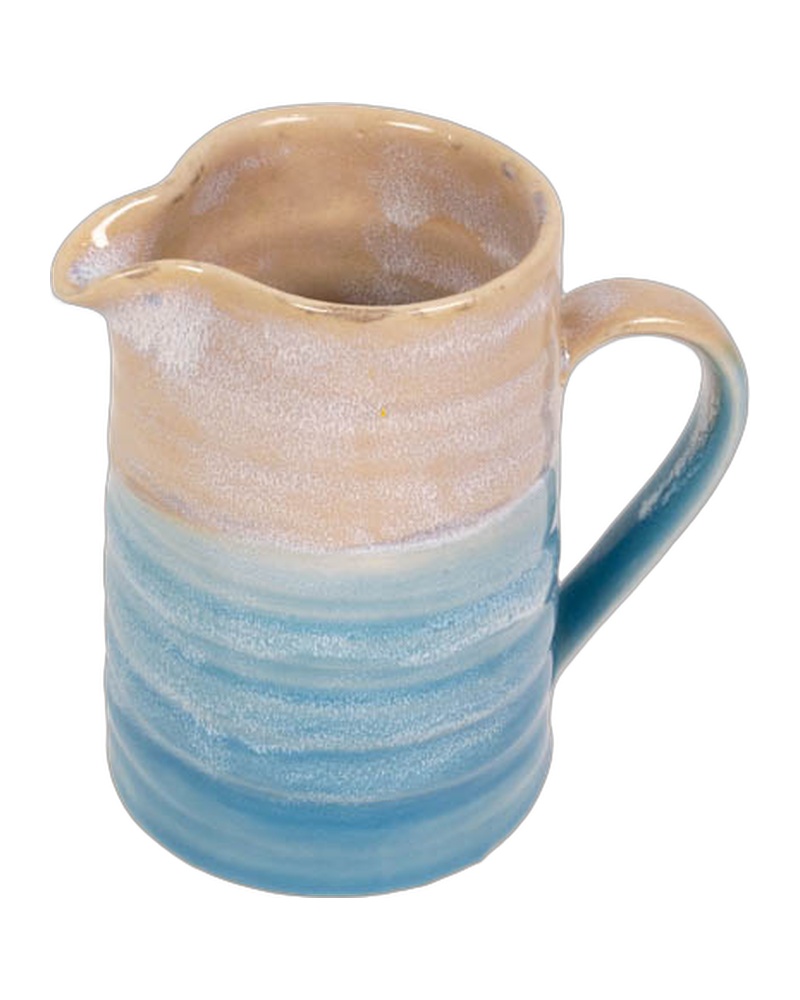 The School House Pottery Ceramic Large Jug with Two-Tone Glaze