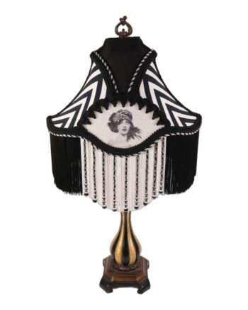 Twilight Shades Art Deco Style The Lady And The Hat Lampshade