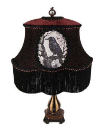 Twilight Shades Raven Lampshade