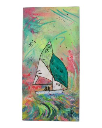 ‘Vitality’ – Kate Broderick Sailboat Painting on Canvas