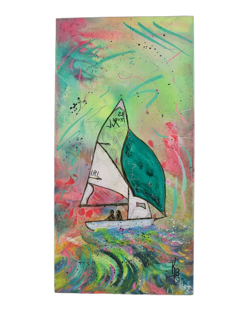 ‘Vitality’ – Kate Broderick Sailboat Painting on Canvas