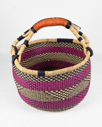 ADJO: Purple & Navy Market Basket