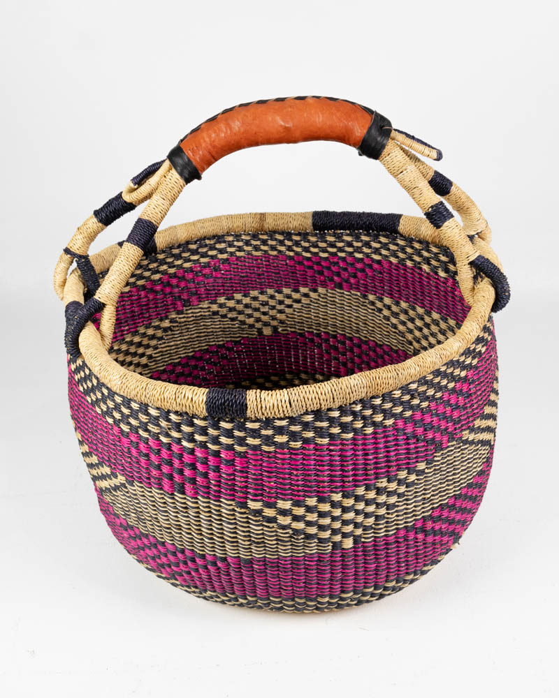 ADJO: Purple & Navy Market Basket