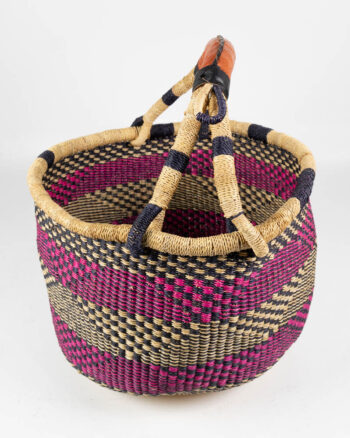 ADJO: Purple & Navy Market Basket