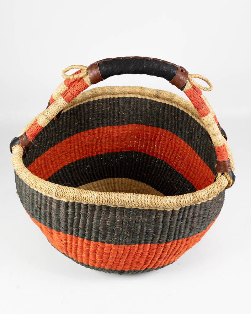 ABEEKU: Black & Red Market Basket