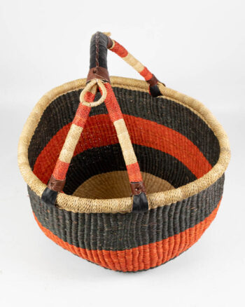 ABEEKU: Black & Red Market Basket