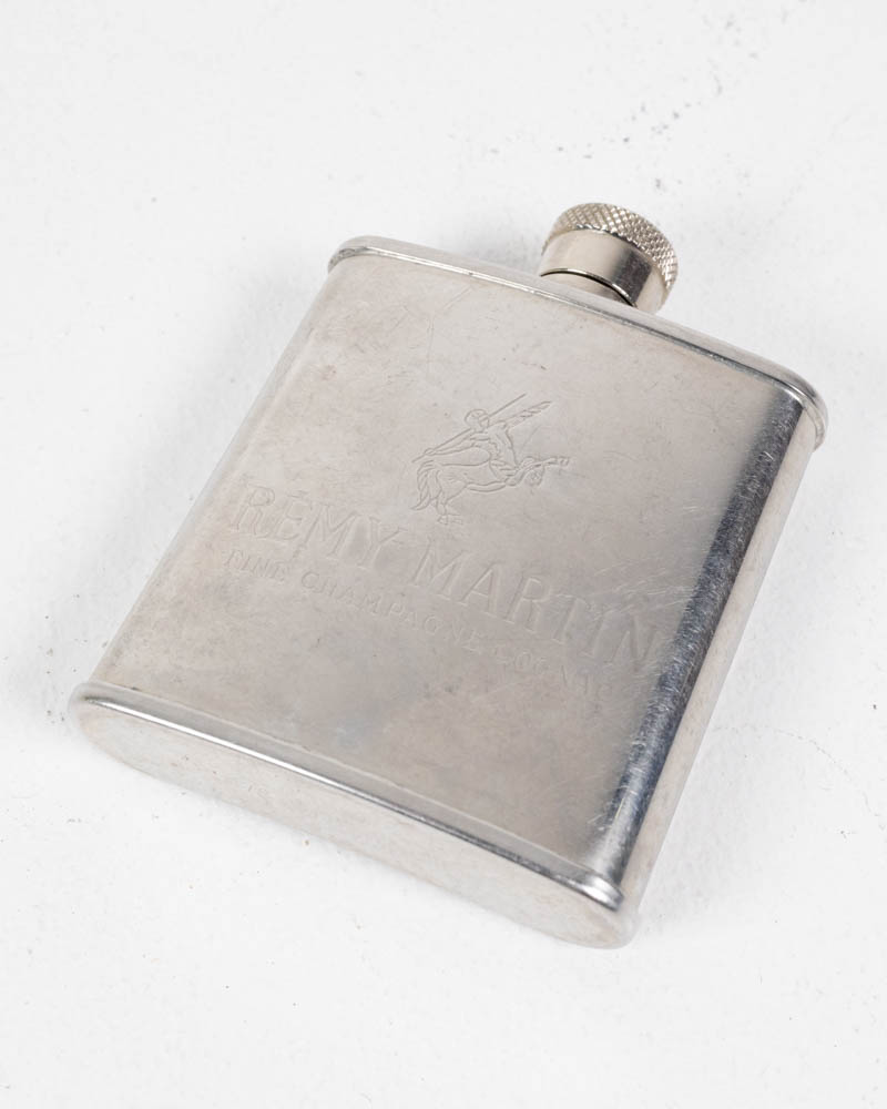 Rémy Martin Metal Hip Flask with Engraved Logo
