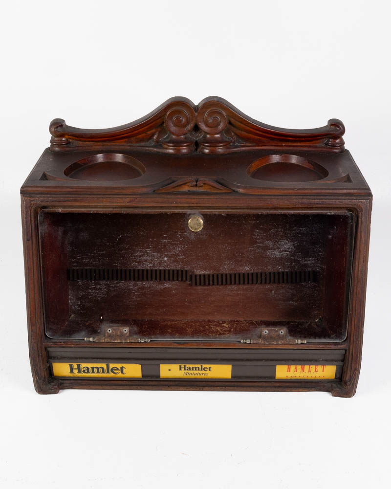 Vintage Hamlet Cigar Display Cabinet with Acrylic Door