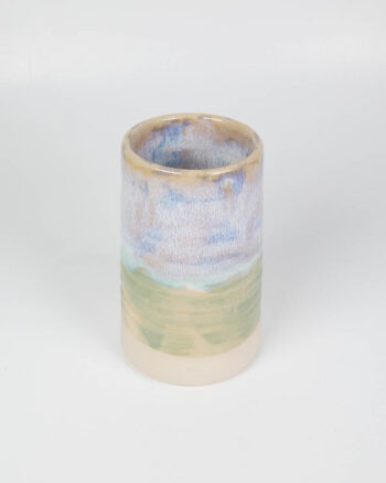 School House Pottery Ceramic Vase with Glazed Finish
