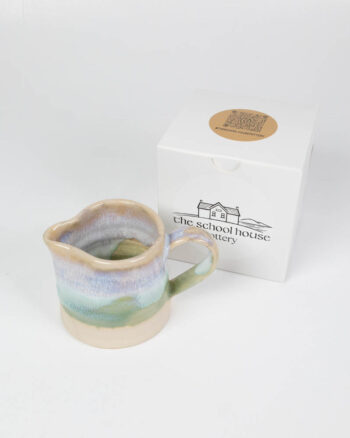The School House Pottery Handmade Green Ceramic Jug