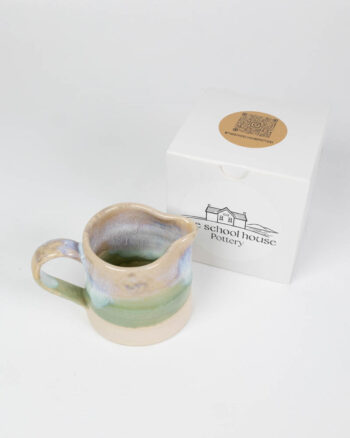 The School House Pottery Handmade Green Ceramic Jug